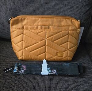 NWT Lug Flare Crossbody Bag in Amber Yellow